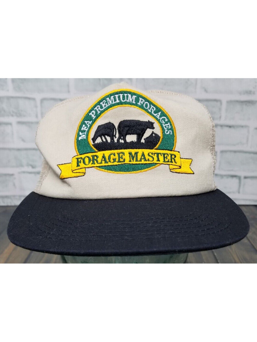 Vintage MFA Premium Forage Master Trucker hat Cap K-products Made in USA